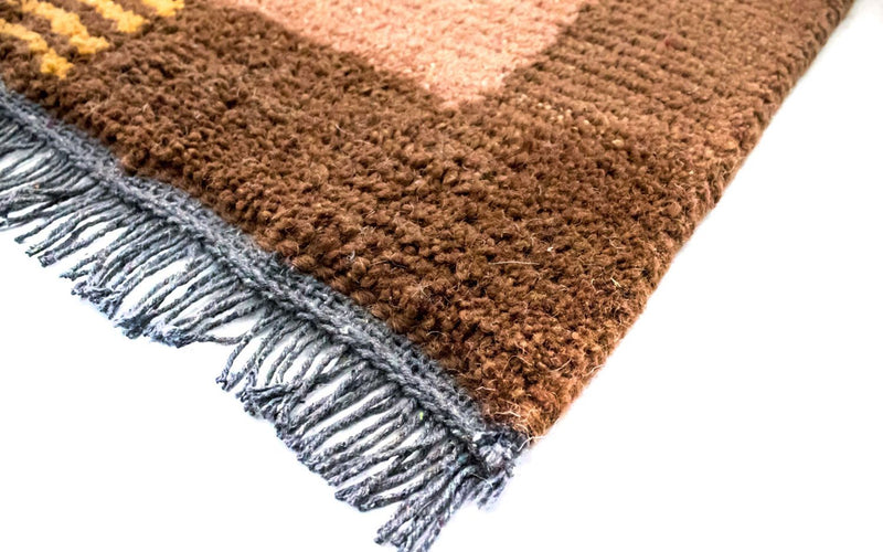 Tappeto Nepal - 140 x 70 cm - marrone