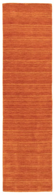 Tappeto corsia Tappeto di lana - 295 x 75 cm - arancione