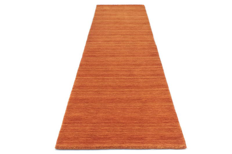 Tappeto corsia Tappeto di lana - 295 x 75 cm - arancione