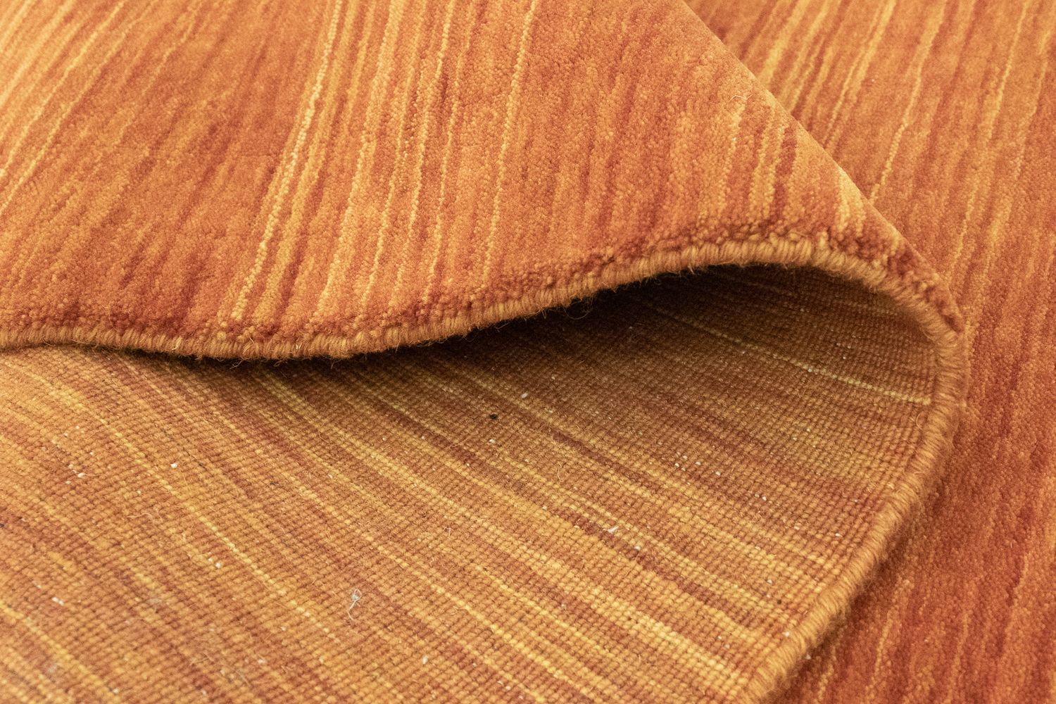 Tappeto corsia Tappeto di lana - 295 x 75 cm - arancione