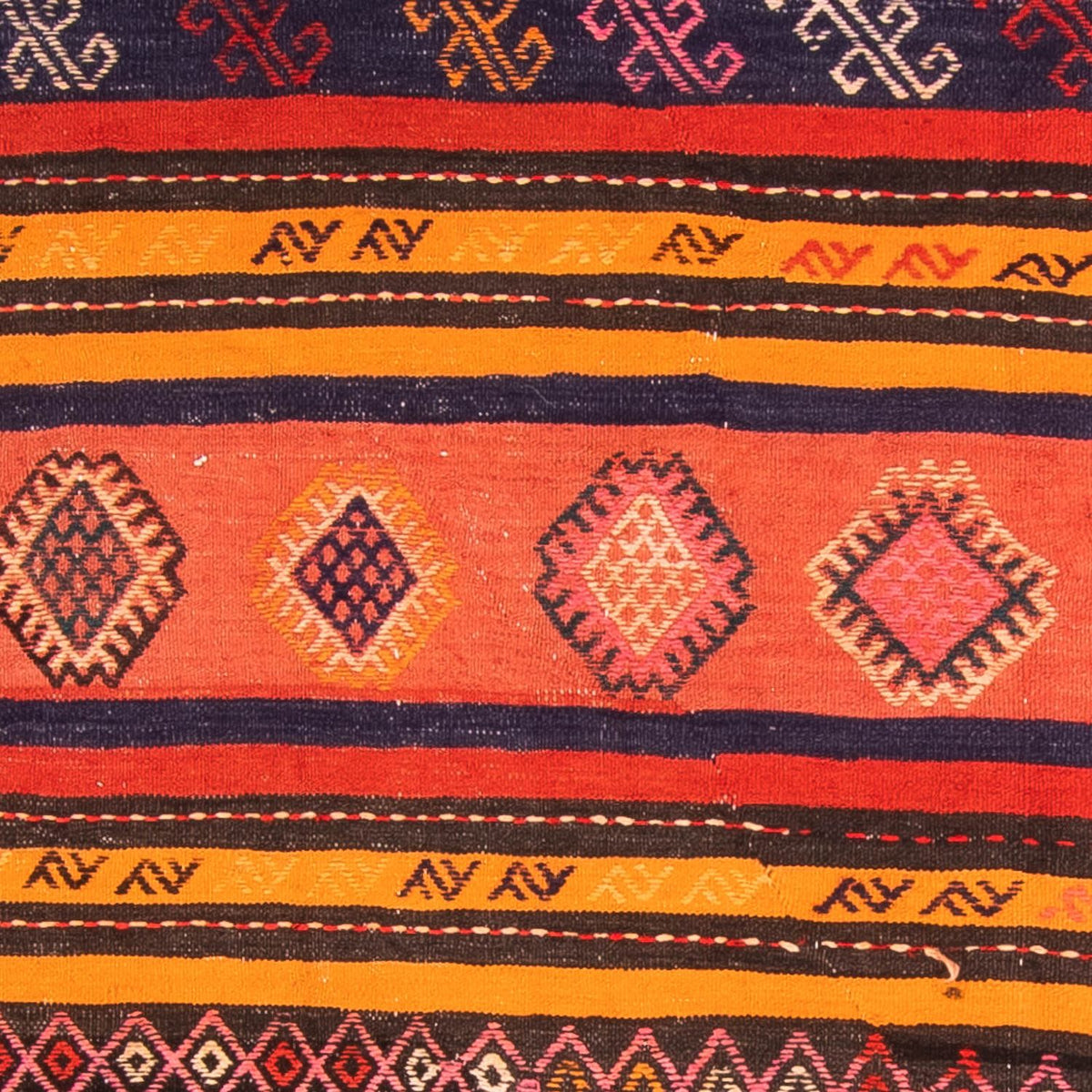 Tappeto Kelim - Vecchio - 220 x 150 cm - multicolore