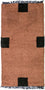 Tappeto Nepal - 140 x 70 cm - marrone