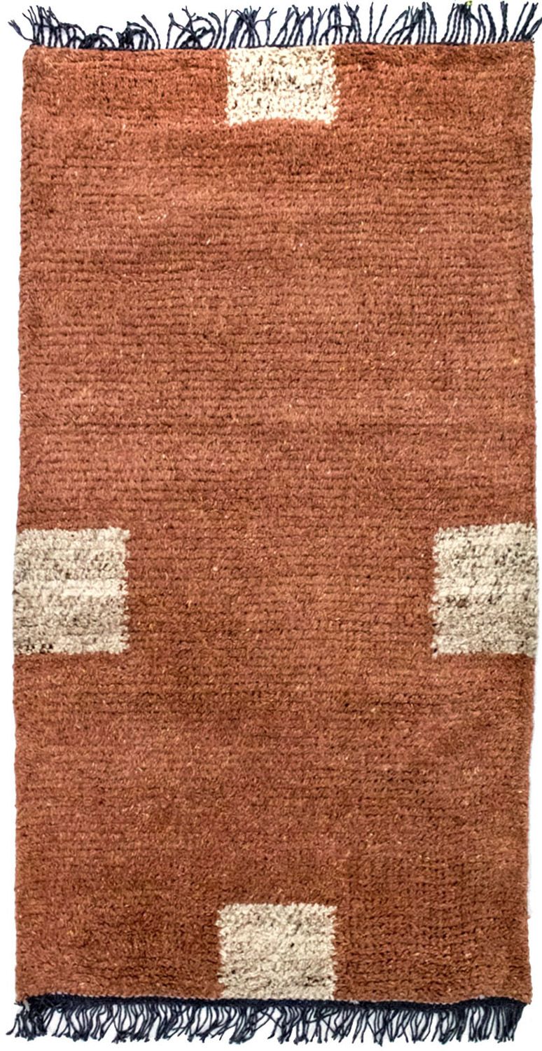Tappeto Nepal - 140 x 70 cm - marrone