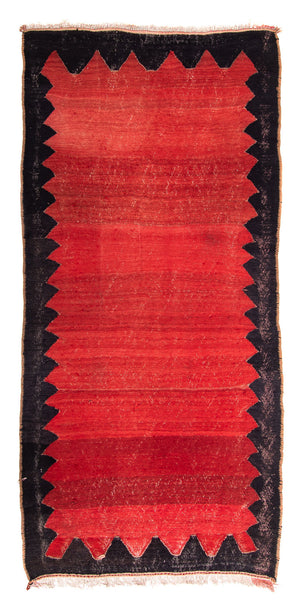 Tappeto corsia Tappeto Kelim - Vecchio - 285 x 132 cm - multicolore