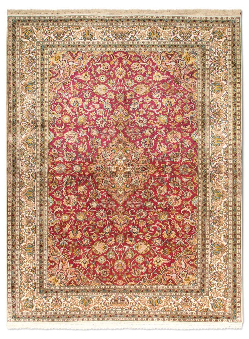 Tappeto di seta - Seta del Kashmir - 218 x 157 cm - rosso