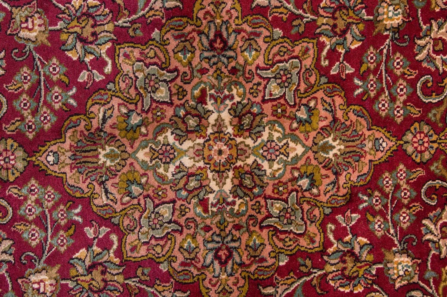 Tappeto di seta - Seta del Kashmir - 218 x 157 cm - rosso