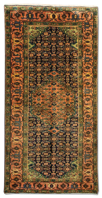 Tappeto corsia Tappeto Persero - Nomade - 284 x 143 cm - blu scuro