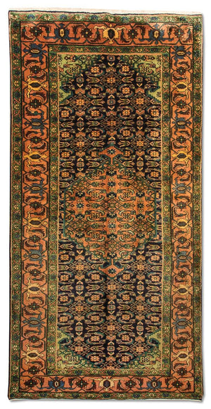 Tappeto corsia Tappeto Persero - Nomade - 284 x 143 cm - blu scuro