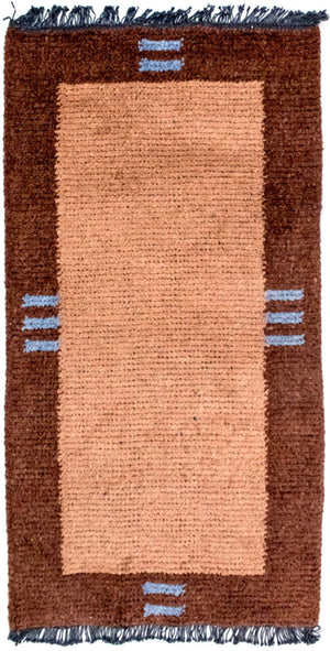 Tappeto Nepal - 140 x 70 cm - marrone