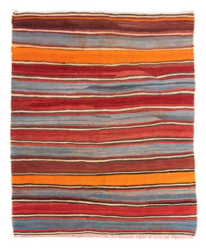 Tappeto Kelim - Vecchio - 155 x 135 cm - multicolore