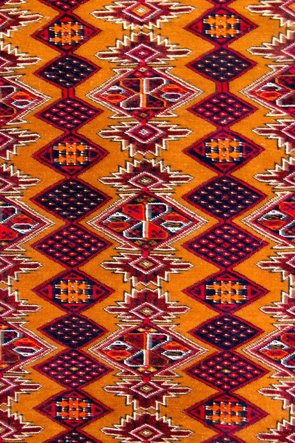 Tappeto corsia Tappeto Belutsch - 174 x 100 cm - giallo senape