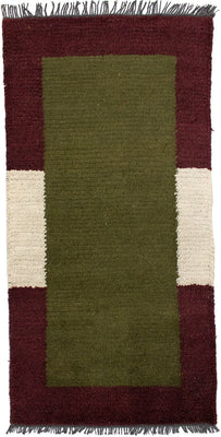 Tappeto Nepal - 140 x 70 cm - verde