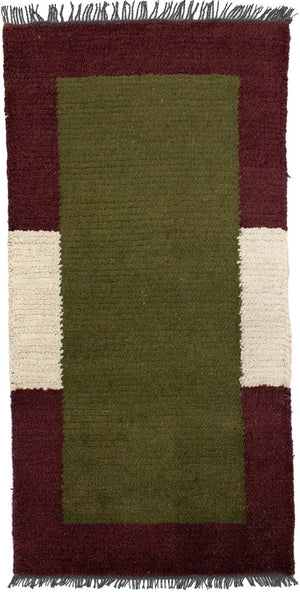 Tappeto Nepal - 140 x 70 cm - verde