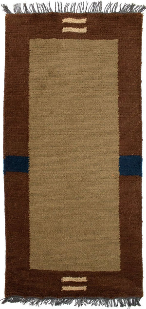 Tappeto Nepal - 140 x 70 cm - marrone