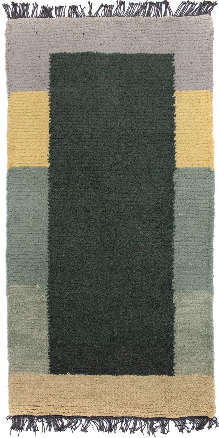 Tappeto Nepal - 140 x 70 cm - verde