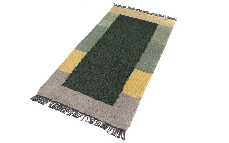 Tappeto Nepal - 140 x 70 cm - verde