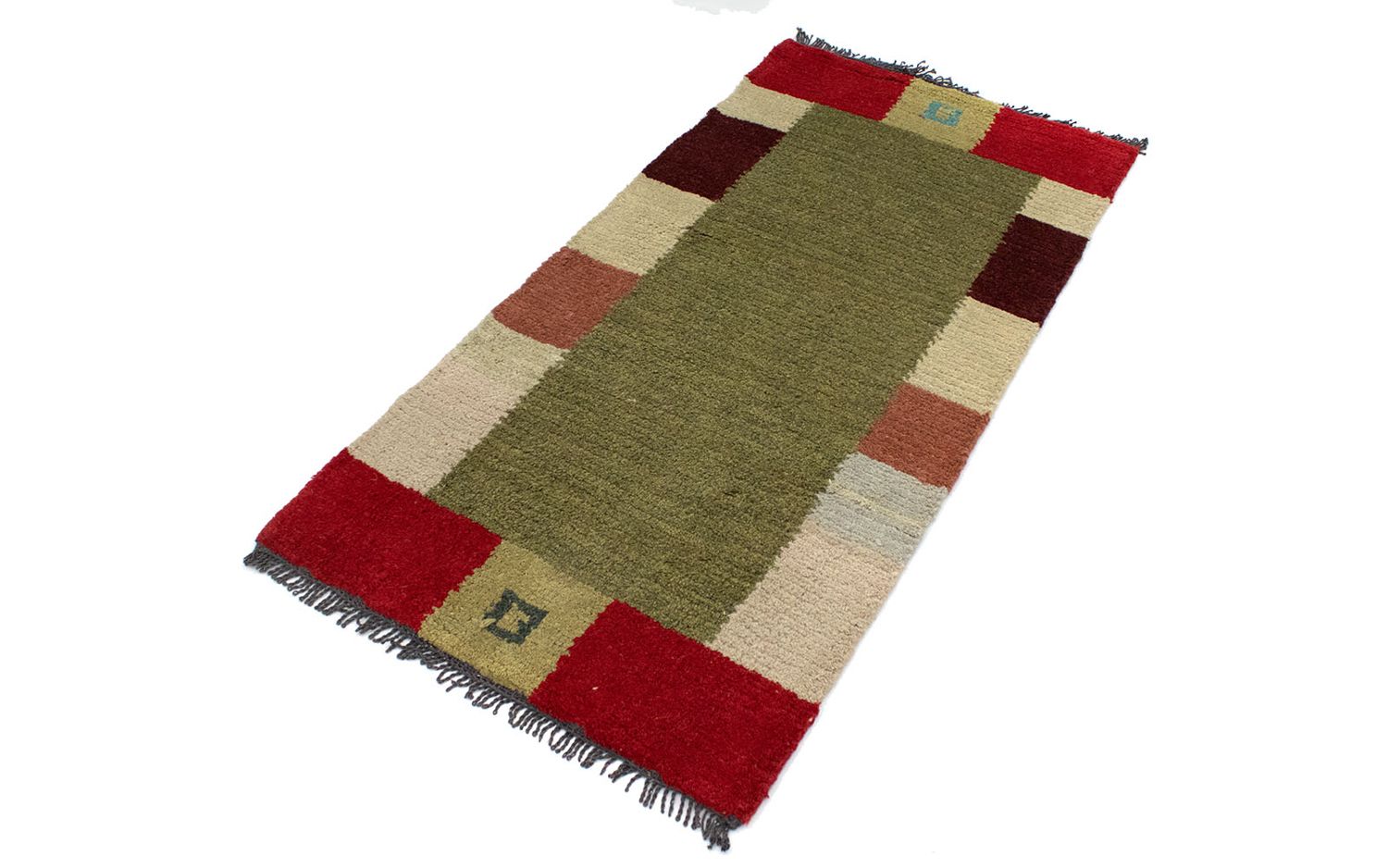 Tappeto Nepal - 140 x 70 cm - verde