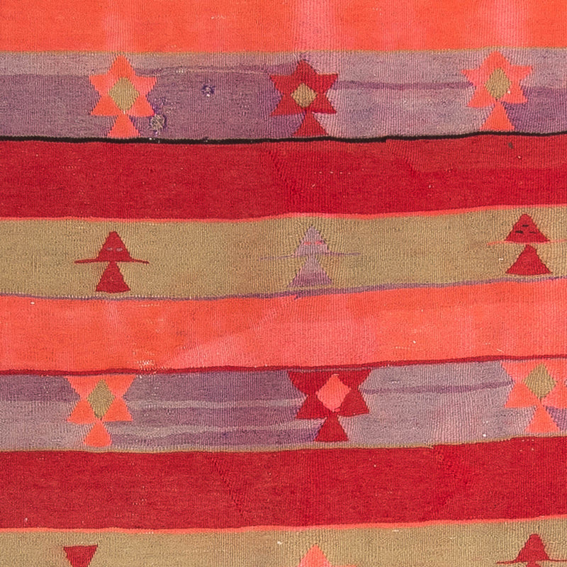 Tappeto corsia Tappeto Kelim - Vecchio - 330 x 135 cm - multicolore