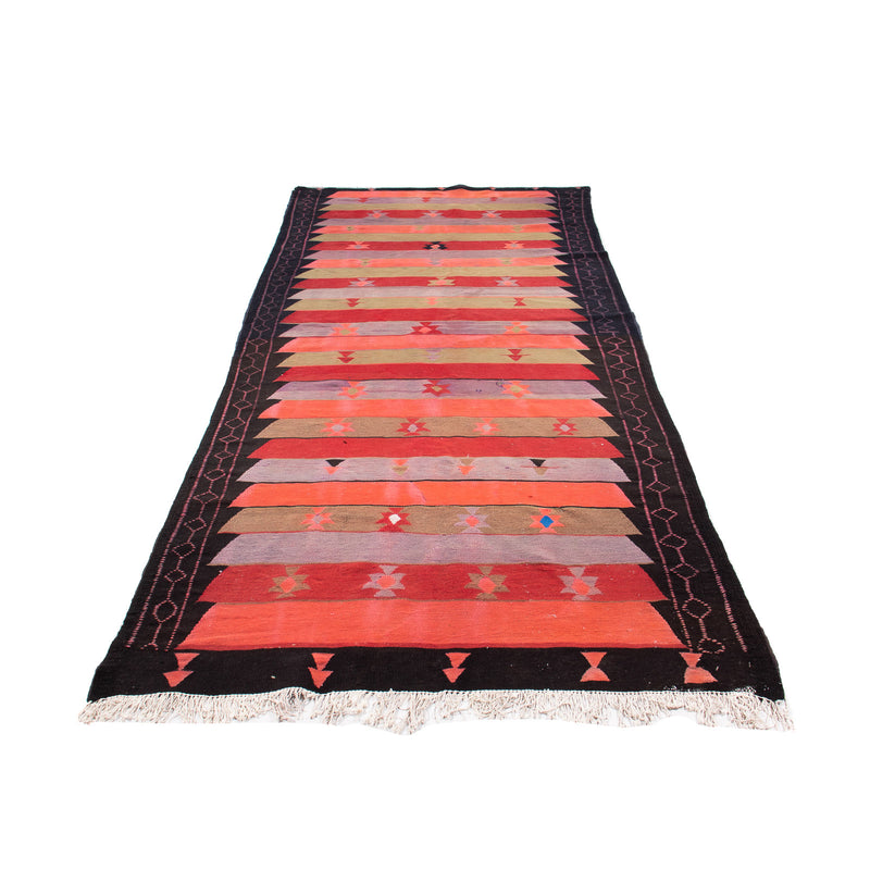 Tappeto corsia Tappeto Kelim - Vecchio - 330 x 135 cm - multicolore