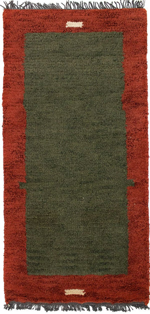 Tappeto Nepal - 140 x 70 cm - verde