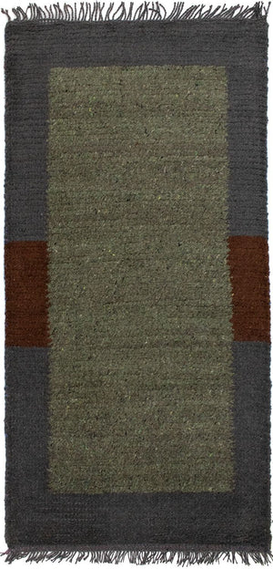 Tappeto Nepal - 140 x 70 cm - grigio