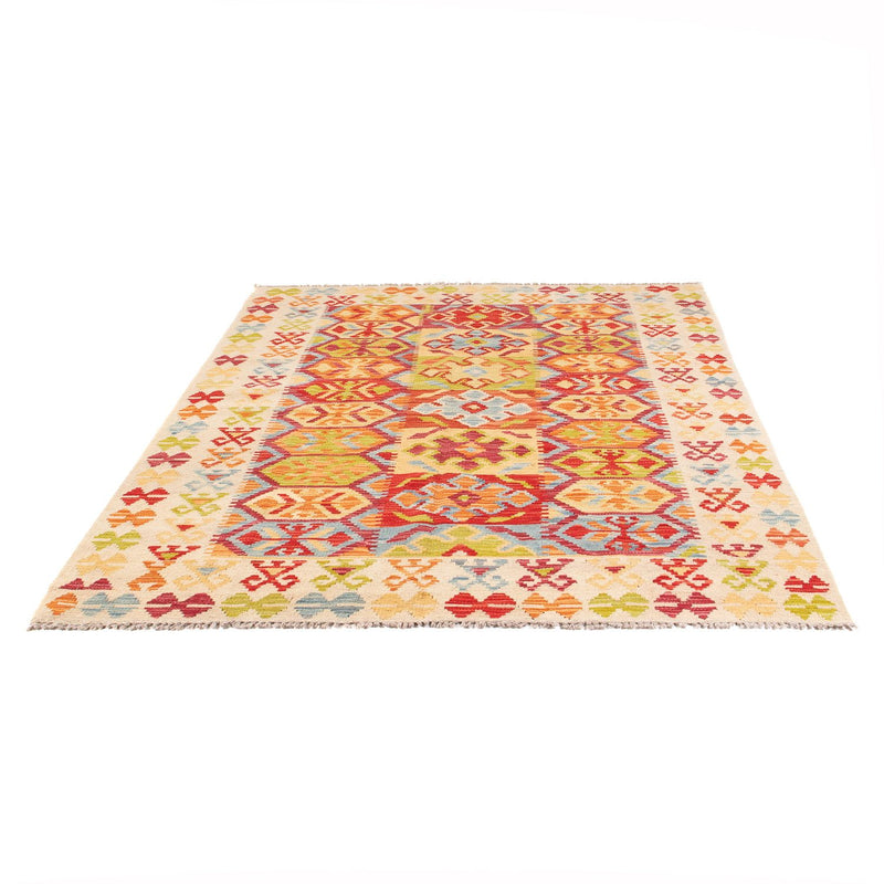 Tappeto Kelim - Splash - 199 x 156 cm - multicolore