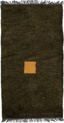 Tappeto Nepal - 140 x 70 cm - verde scuro