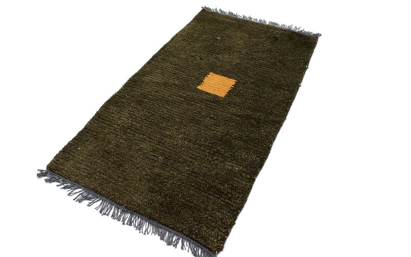 Tappeto Nepal - 140 x 70 cm - verde scuro