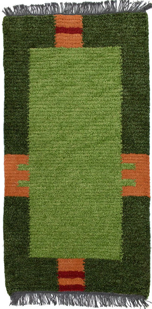Tappeto Nepal - 140 x 70 cm - verde
