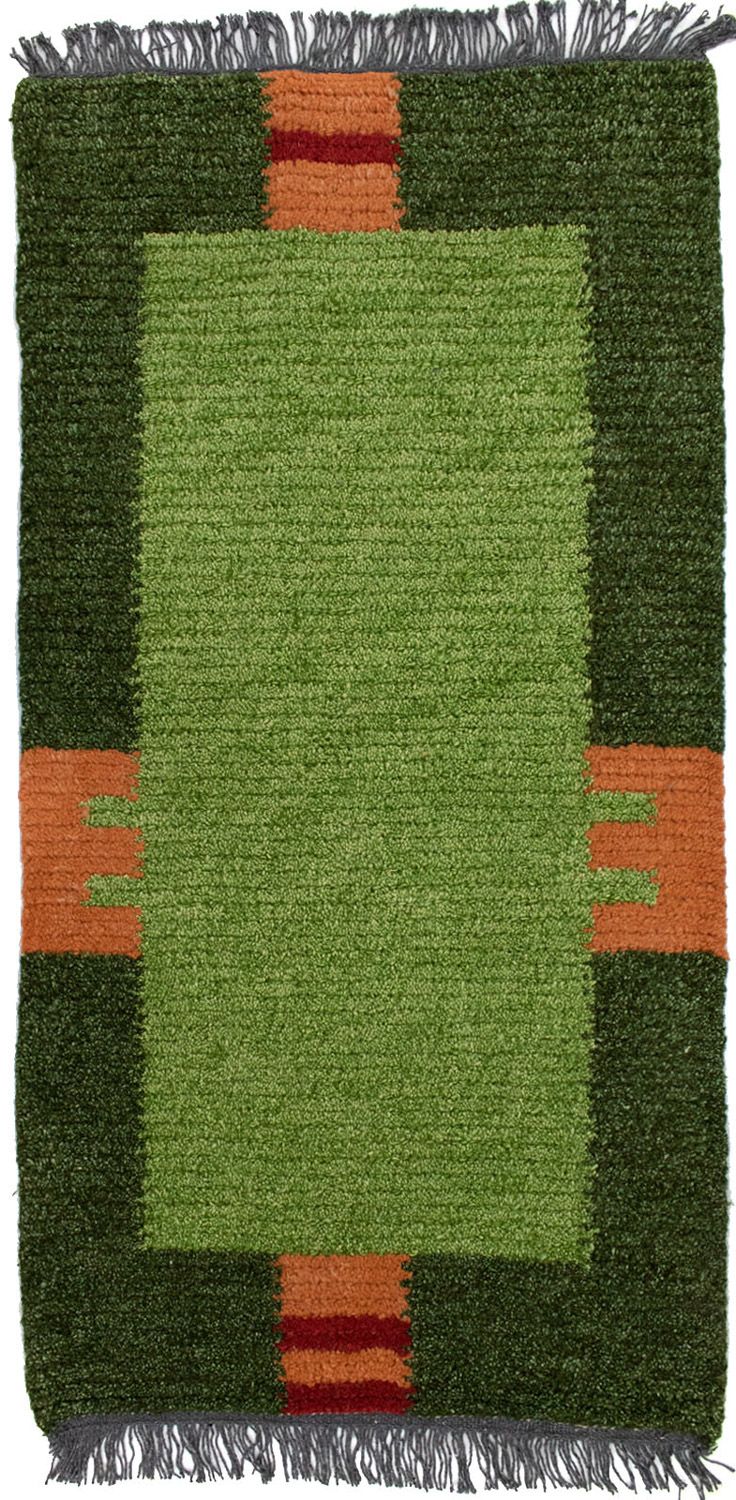 Tappeto Nepal - 140 x 70 cm - verde