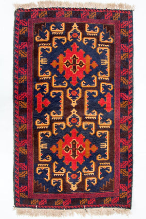 Tappeto Belutsch - 142 x 85 cm - multicolore