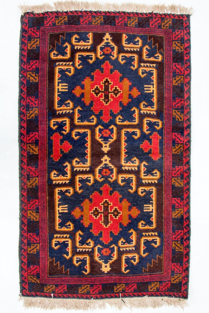 Tappeto Belutsch - 142 x 85 cm - multicolore