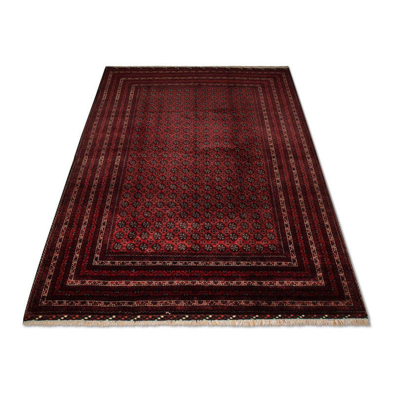 Tappeto afgano - Bukhara - 299 x 195 cm - rosso