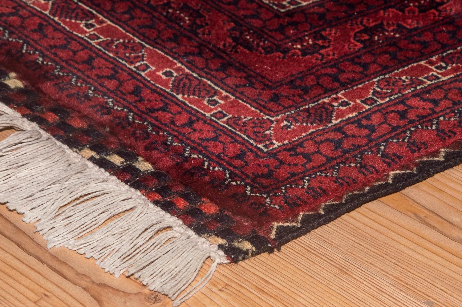 Tappeto afgano - Bukhara - 299 x 195 cm - rosso