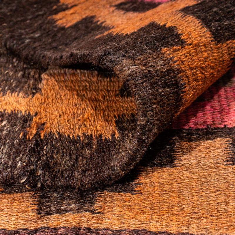 Tappeto corsia Tappeto Kelim - Vecchio - 260 x 120 cm - multicolore
