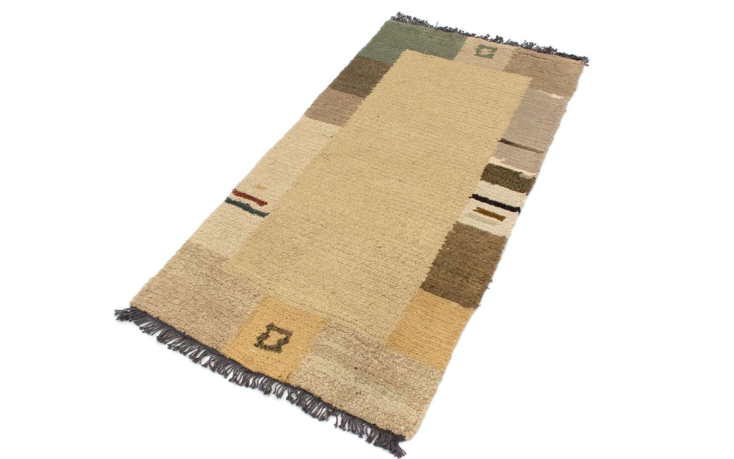 Tappeto Nepal - 140 x 70 cm - marrone chiaro
