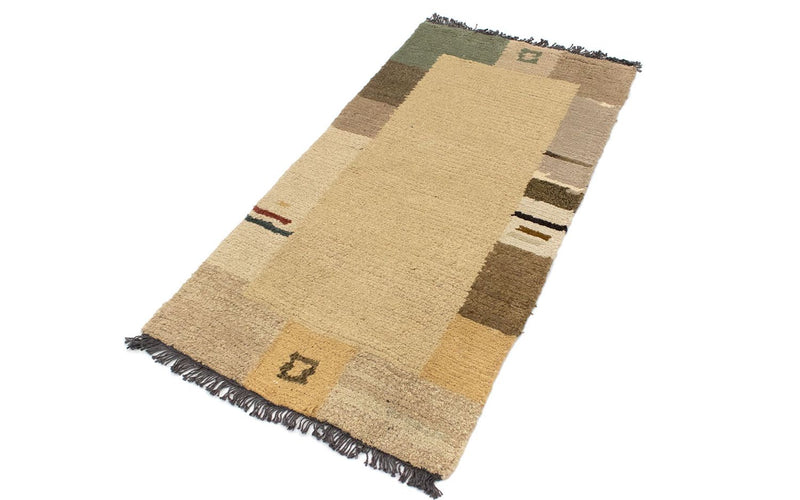 Tappeto Nepal - 140 x 70 cm - marrone chiaro
