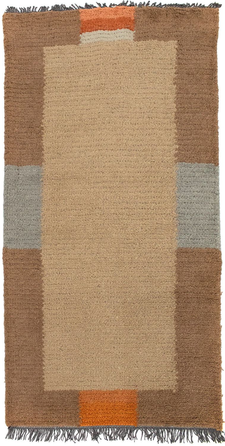 Tappeto Nepal - 140 x 70 cm - marrone chiaro