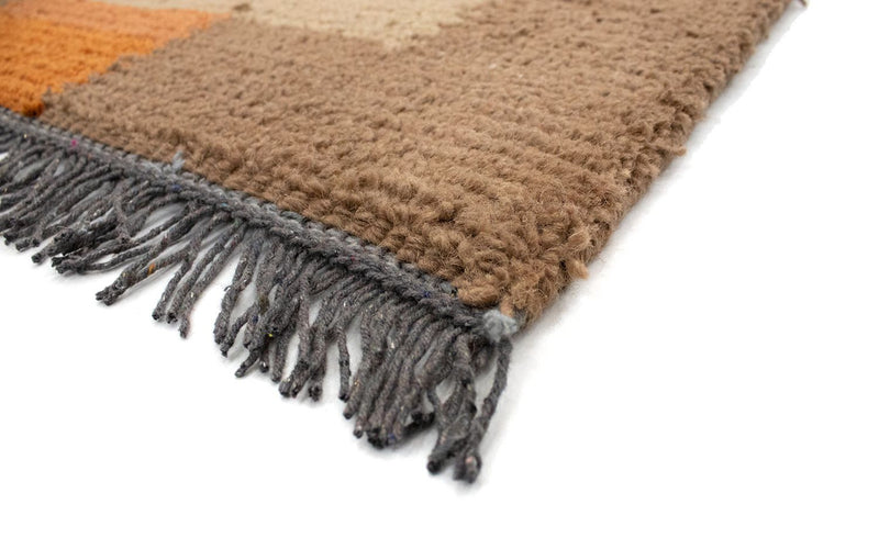 Tappeto Nepal - 140 x 70 cm - marrone chiaro
