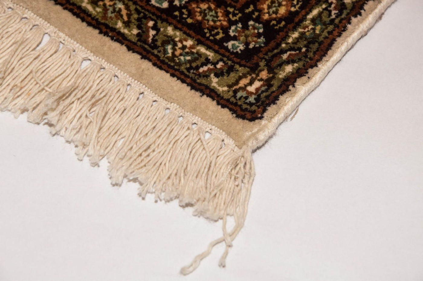 Seta del Kashmir Tappeto 186x126cm - Tappeto orientale