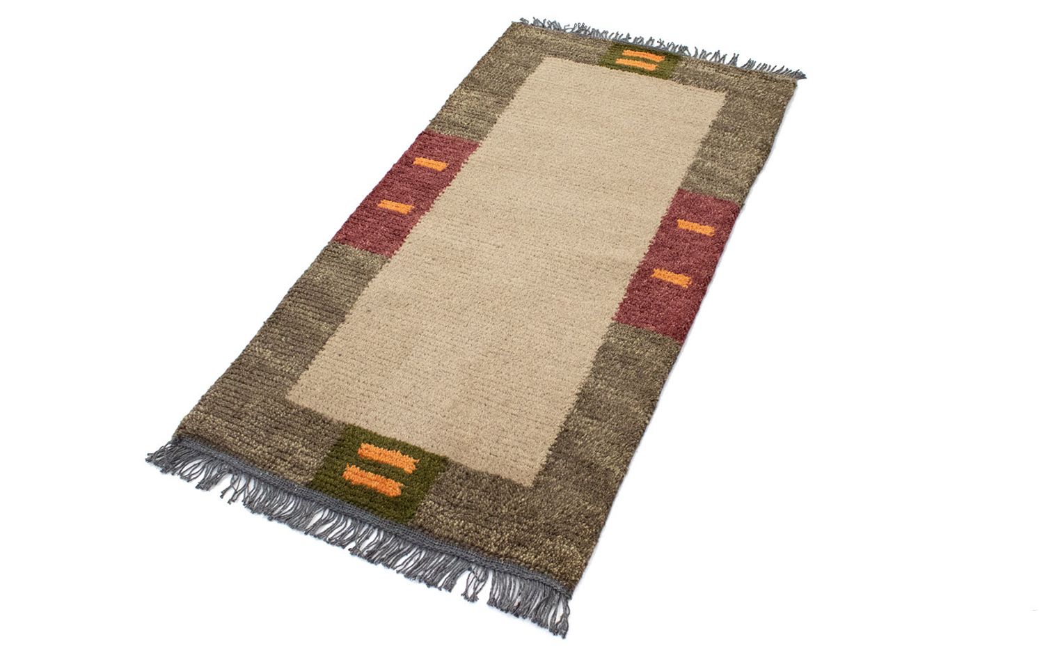Tappeto Nepal - 140 x 70 cm - marrone chiaro