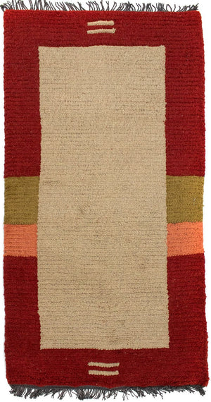Tappeto Nepal - 140 x 70 cm - beige