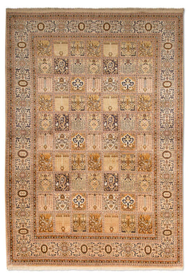 Tappeto di seta - Seta del Kashmir - 240 x 157 cm - beige