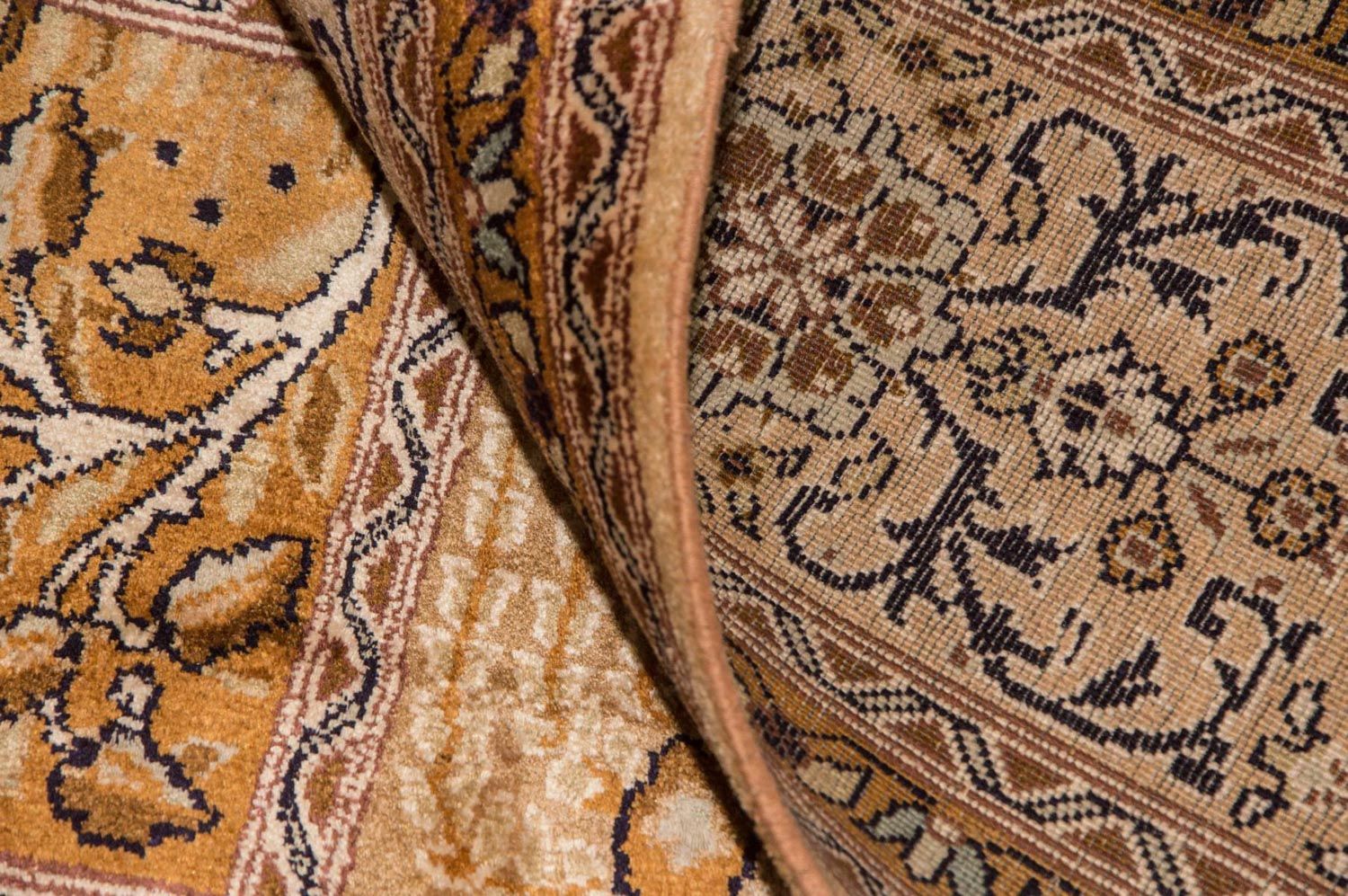 Tappeto di seta - Seta del Kashmir - 240 x 157 cm - beige