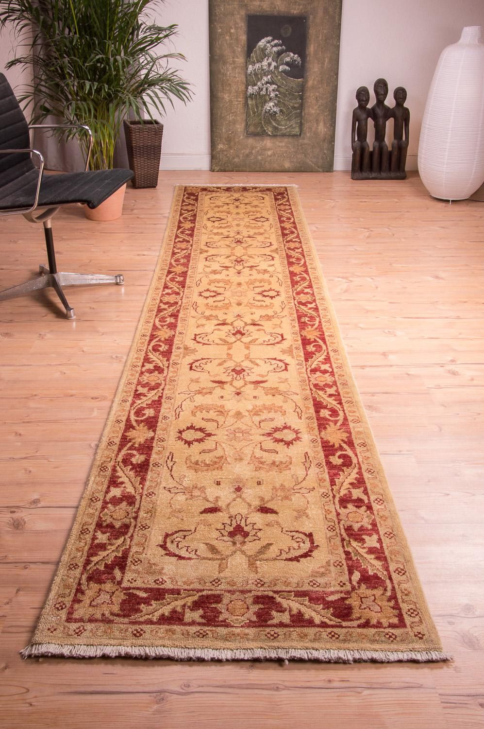 Tappeto corsia Tappeto Ziegler - 378 x 76 cm - beige