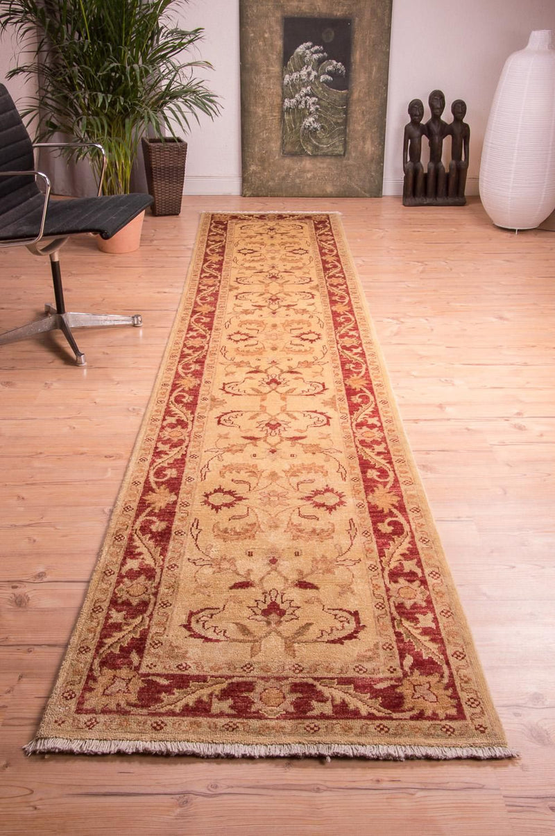 Tappeto corsia Tappeto Ziegler - 378 x 76 cm - beige