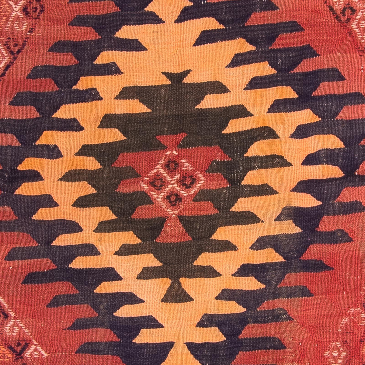 Tappeto corsia Tappeto Kelim - Vecchio - 395 x 145 cm - multicolore