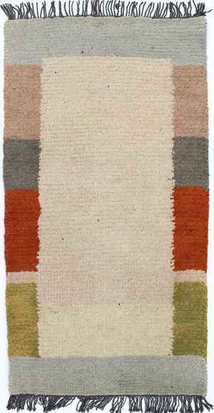 Tappeto Nepal - 140 x 70 cm - beige