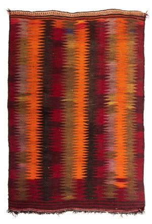 Tappeto Kelim - Vecchio - 225 x 150 cm - multicolore