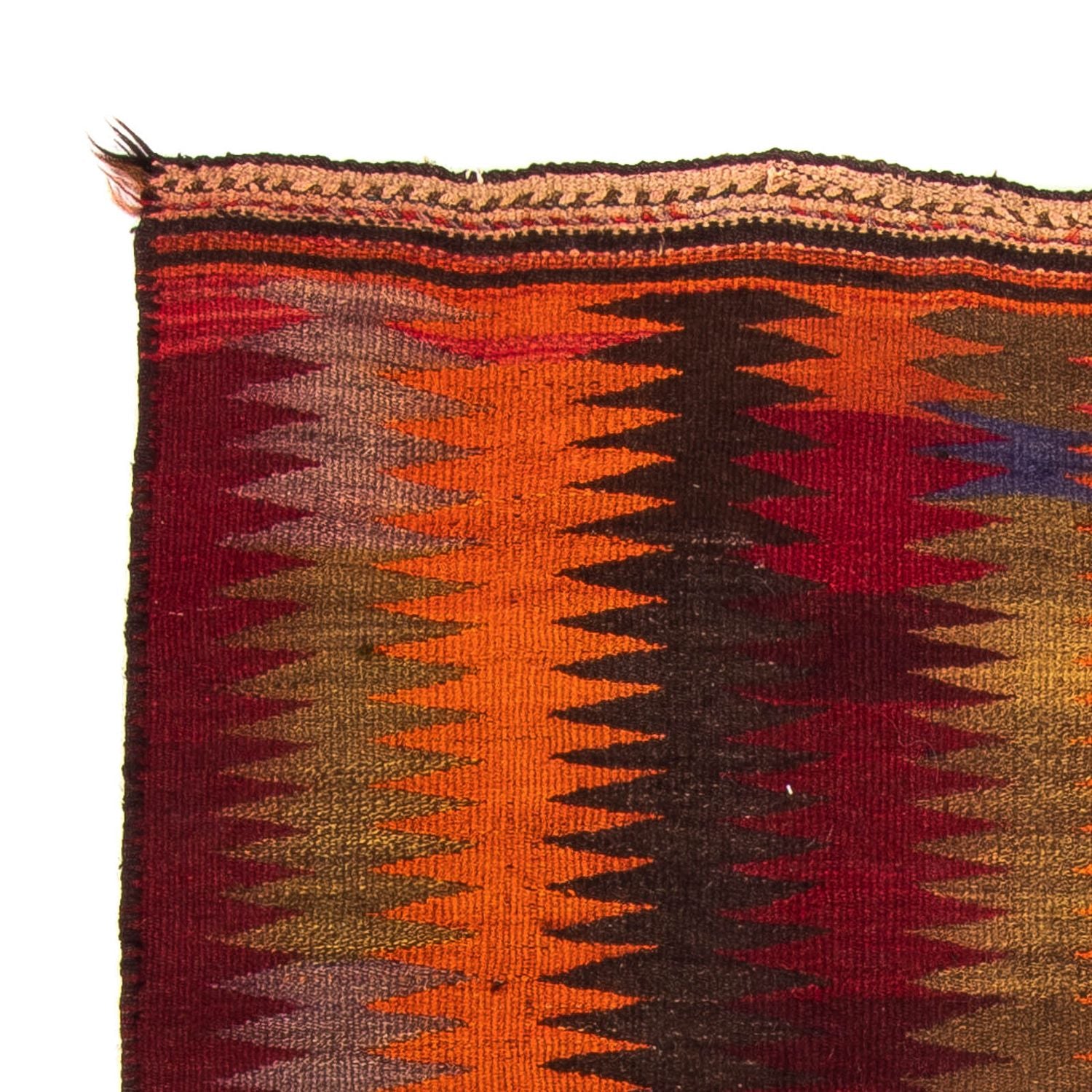 Tappeto Kelim - Vecchio - 225 x 150 cm - multicolore
